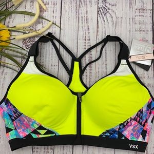 Victoria’s Secret Front Zipper Sports Bra Size 38C